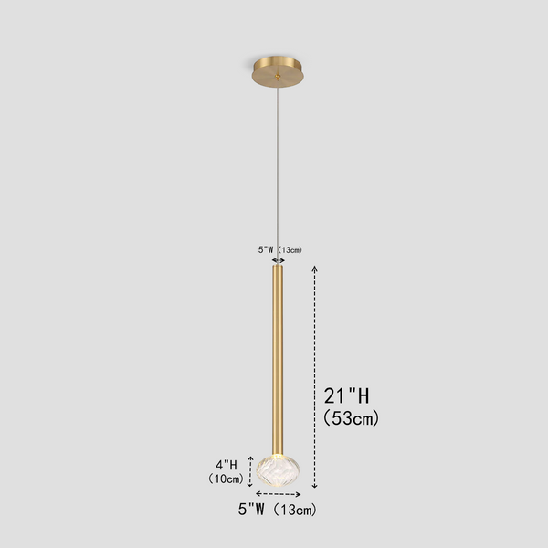 Leslie Crystal Chandelier /Pendant Light For Living Room Dinning Room