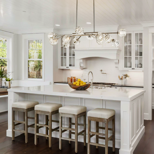 Kristina Clear Glass Linear Dining Room Chandelier