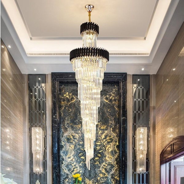 CYRUS MULTIPLE TIER CRYSTAL CHANDELIER