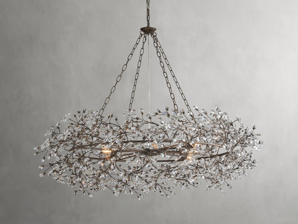Fiore Crown Crystal Chandelier