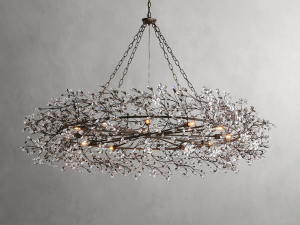 Fiore Crown Crystal Chandelier