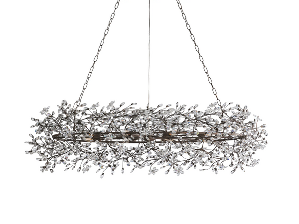 Fiore Oval Crystal Chandelier