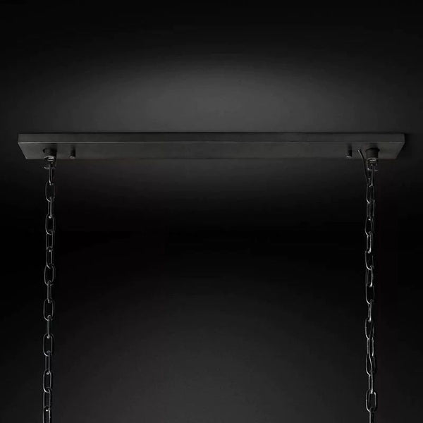 Harlou Crystal Rectangular Chandelier 62"