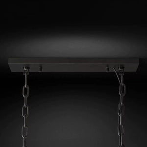 Harlou Crystal Rectangular Dining Room Chandelier 42"