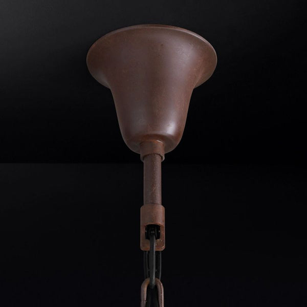 Iron & Crystal Round Chandelier 101"