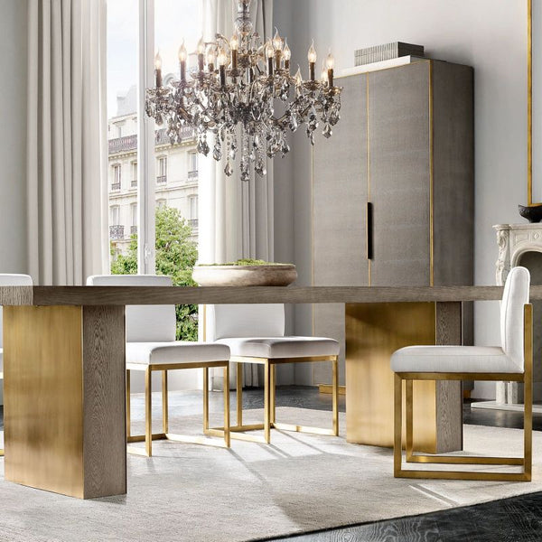 19th C. Rococo Iron & Crystal Round  Dining Room Chandelier 18"