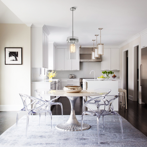 Mechanic Cylinder Glass Pendant