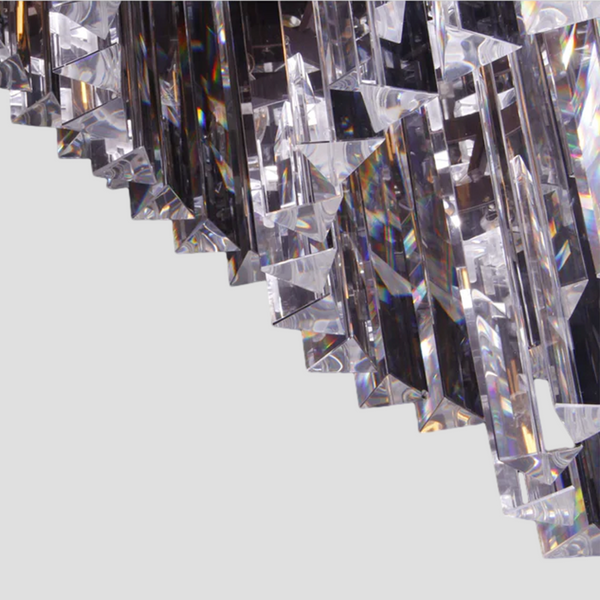 1920s Tedem Multi-Tiered Crystal Chandelier