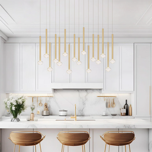 Leslie Crystal Chandelier /Pendant Light For Living Room Dinning Room