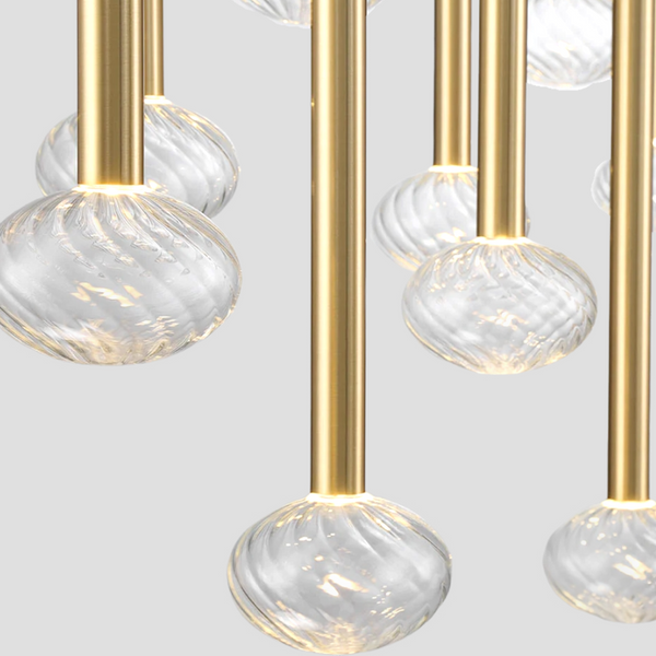 Leslie Crystal Chandelier /Pendant Light For Living Room Dinning Room