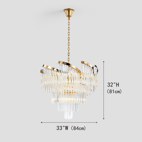 Galy Flow Crystal Chandelier