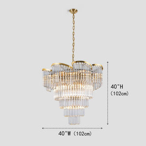 Galy Flow Crystal Chandelier