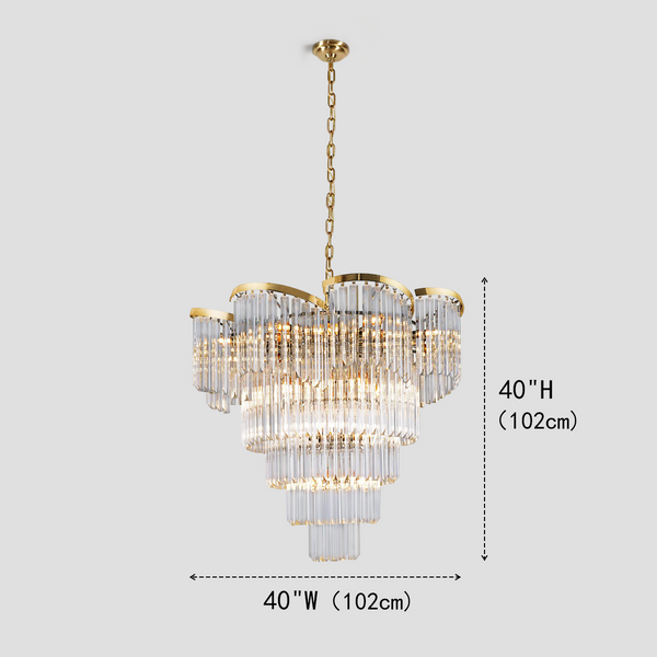 Galy Flow Crystal Chandelier