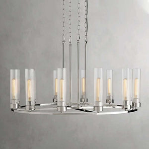 Andreas Round Glass Chandelier