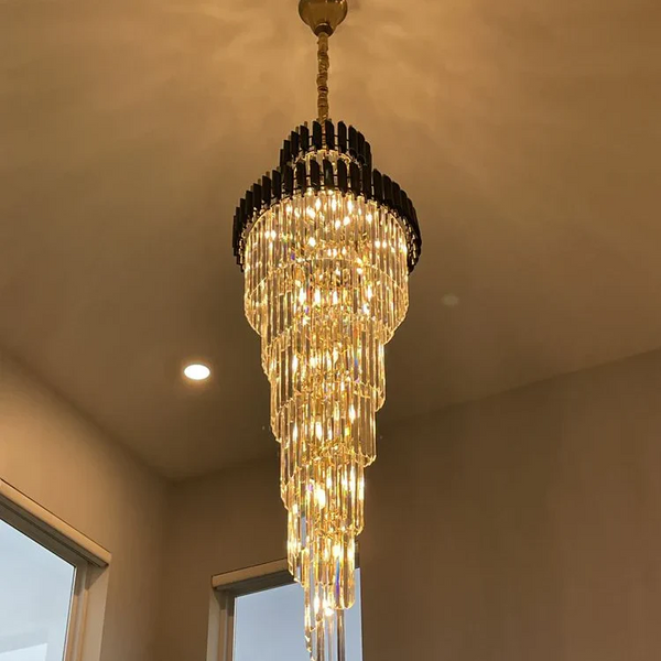 CYRUS MULTIPLE TIER CRYSTAL CHANDELIER