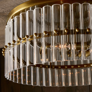 Molly Crystal Round Flush Mount