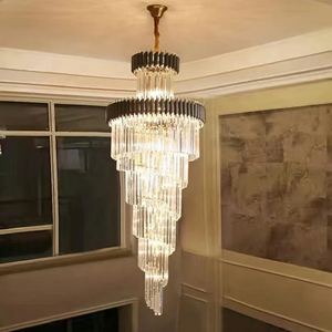 CYRUS MULTIPLE TIER CRYSTAL CHANDELIER