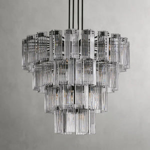 Delsie Round Glass Chandelier