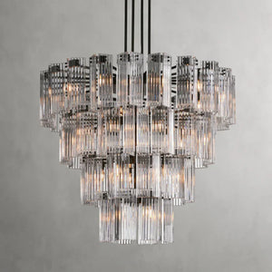 Delsie Round Glass Chandelier
