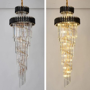 CYRUS MULTIPLE TIER CRYSTAL CHANDELIER