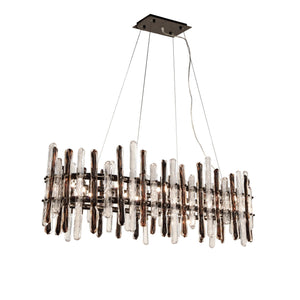 Sancy Linear Glass Chandelier
