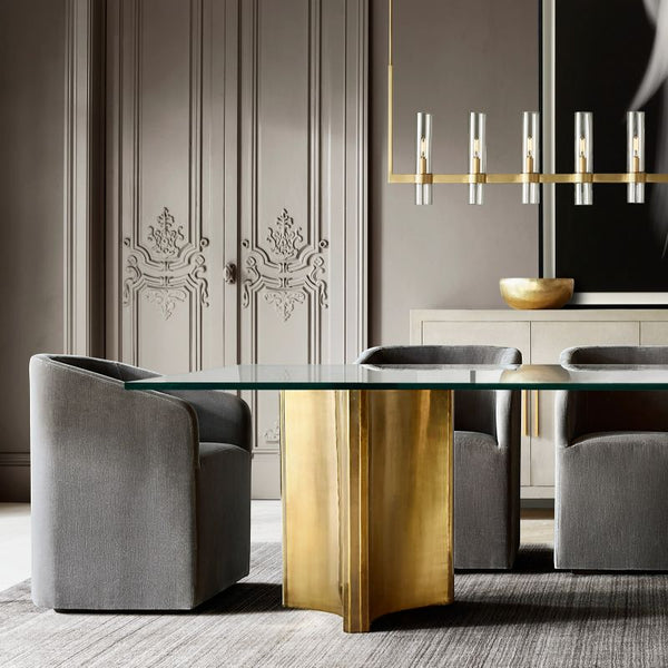 Ravella Blown Glass Linear Chandelier 71"