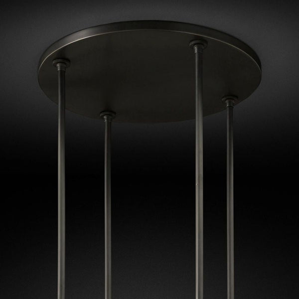 Ravella Blown Glass Round Chandelier 60"