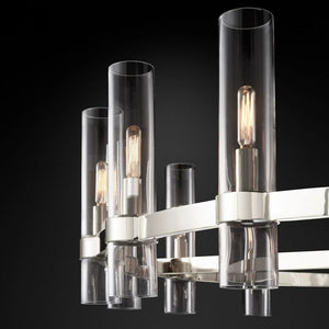 Ravella Blown Glass Round Chandelier 60"