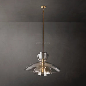 Blon Clear Glass Cloche Grand Pendant