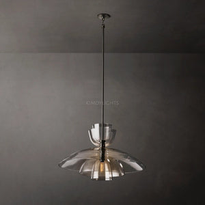 Blon Clear Glass Cloche Grand Pendant