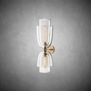 Blon Clear Glass Cloche Grand Sconce