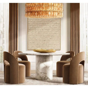 Chiara Smoke Glass Round Chandelier 47" For Living Room