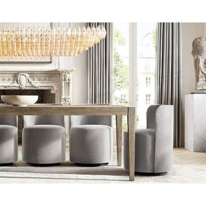 Chiara Clear Glass Tiered Rectangular Chandelier 74" For Living Room