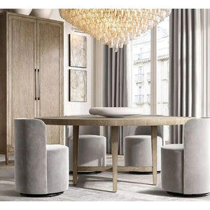 Chiara Clear Glass Tiered Round Chandelier 37" For Living Room