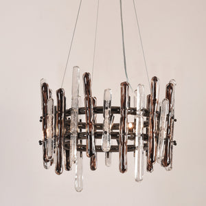 Sancy Round Glass Chandelier