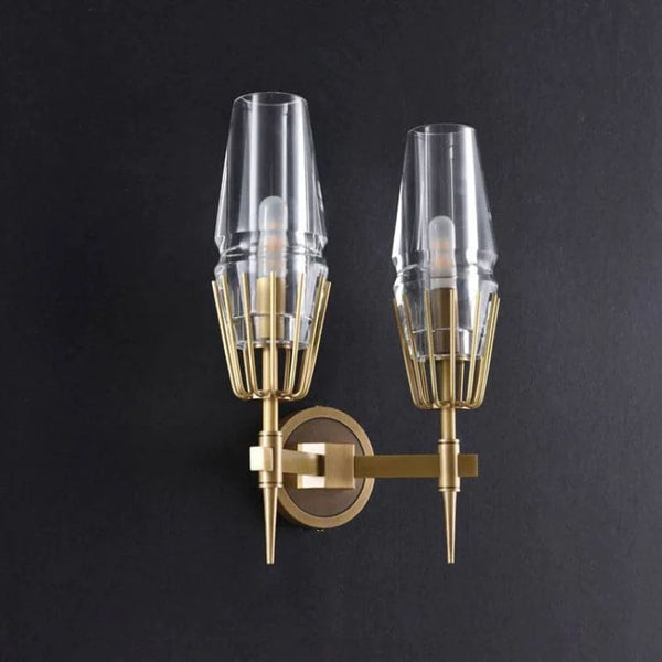 Delier Crystal Double Wall Sconce