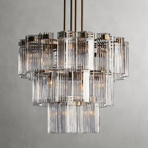 Delsie Round Glass Chandelier