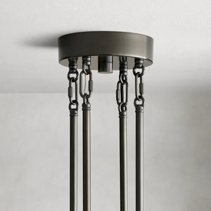 Delsie Round Glass Chandelier