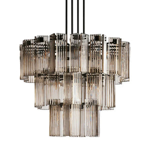 Delsie Round Glass Chandelier