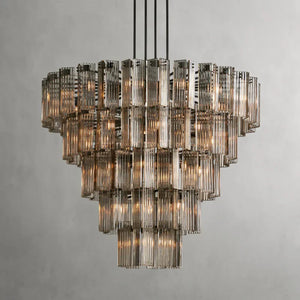 Delsie Round Glass Chandelier