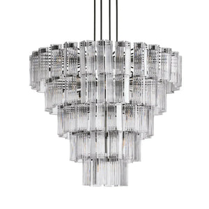 Delsie Round Glass Chandelier
