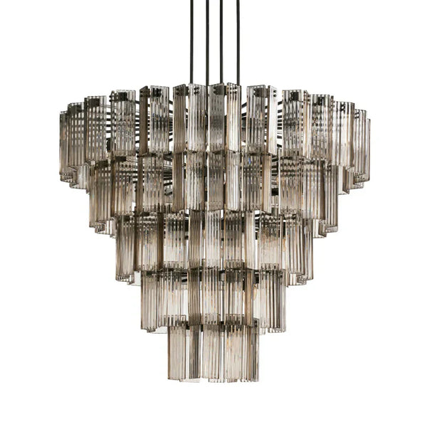 Delsie Round Glass Chandelier