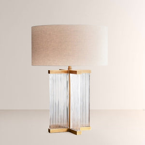 Delsie Glass Table Lamp