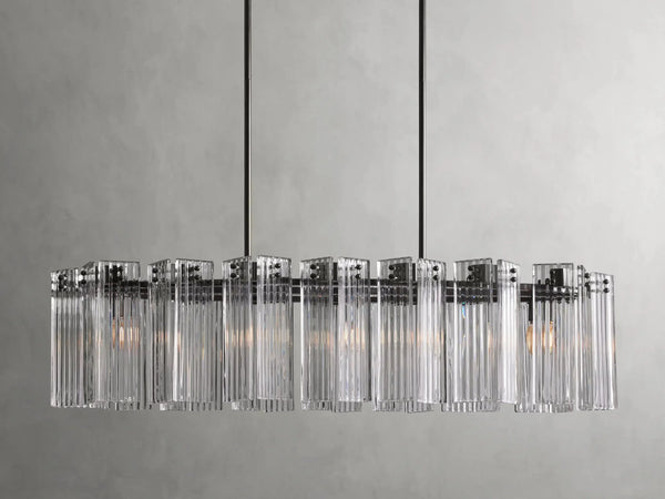 Delsie Oval Glass Chandelier 51''63''72''