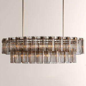Delsie Oval Glass Chandelier 51''63''72''