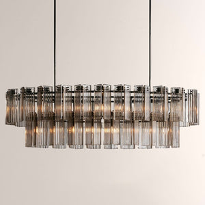Delsie Oval Glass Chandelier 51''63''72''