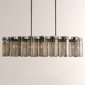 Delsie Oval Glass Chandelier 51''63''72''