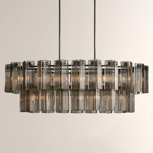 Delsie Oval Glass Chandelier 51''63''72''