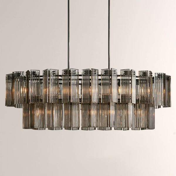 Delsie Oval Glass Chandelier 51''63''72''