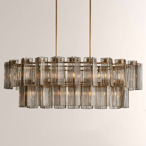 Delsie Oval Glass Chandelier 51''63''72''